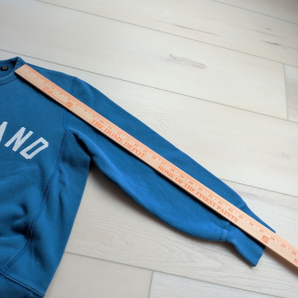 Todd Snyder x LL Bean Portland Maine Crewneck Sweater Mens M Blue Americana - Picture 11 of 13